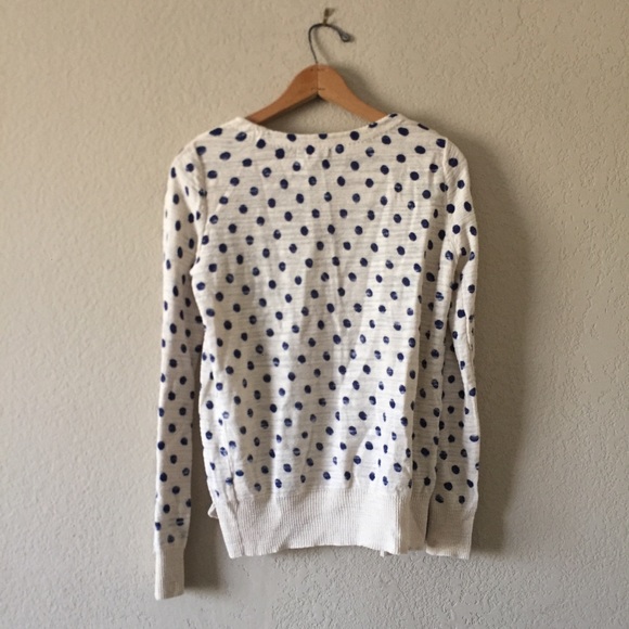 Blue Polka Dot Cardigan - Picture 2 of 3